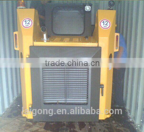 Multi-function tracked mini skid steer loader