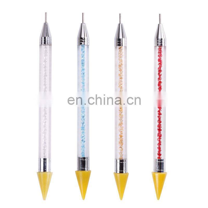 Wholesale Nail Art Wax Head Dotting Tool Pick Up Rhinestone Studs Picker Nail Art Pen