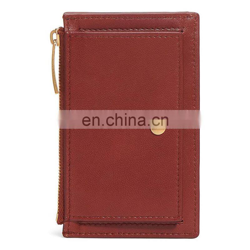 2020 zip wallet design purse rfid hot sale elegant style slim fashion wallet