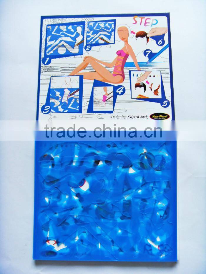 PP template custom coloring book printing
