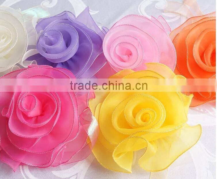 Wedding chair cover curly willow chair sash