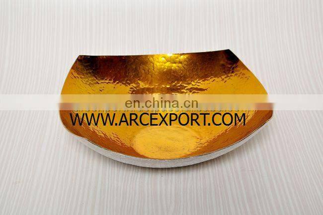 gold designer bowl