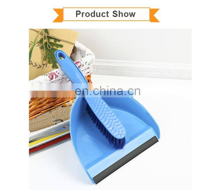 Low Price Small Mini Plastic Soft Broom Brush With Dustpan