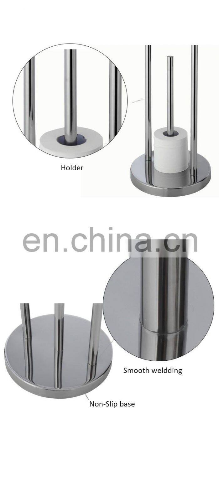 Stainless Steel Free Standing Toilet Paper Holder