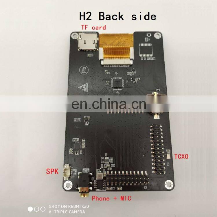1MHz-6GHz HackRF One SDR Platform w/ Shell + PortaPack H2 3.2" Touch Screen 0.5PPM TCXO Clock