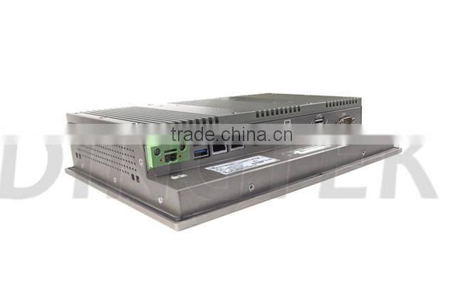 DT-P104-I Industrial fanless i3/i5/i7 CPU 10.4" touch screen panel pc intel motherboard