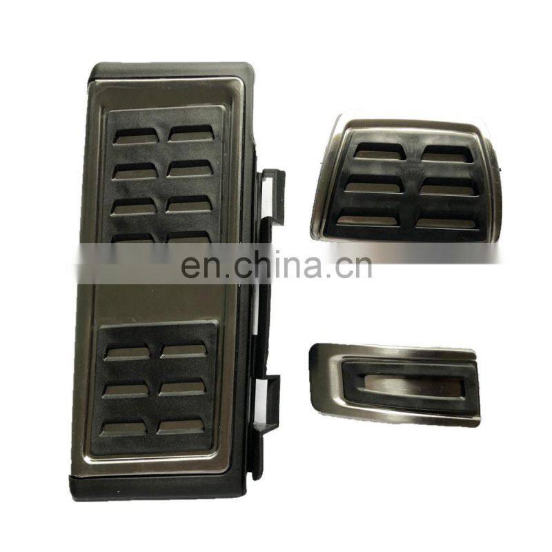 Car Foot Gas Rest Plate Cover Wholesale Auto Car Break Accelerator Pedals Brake Clutch Gas Oil Footrest Pedal Pad For Audi A4