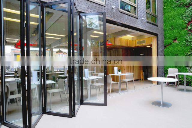 Wanjia factory wholesale aluminium sliding partitions folds