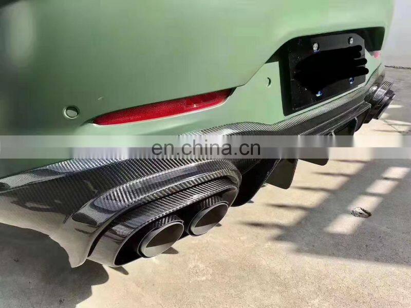 Runde Carbon Fiber Brabus Style For Mercedes-Benz AMG GT50 GT53 Body Kit Front Lip Rear Lip Side Skirt Spoiler Exhaust