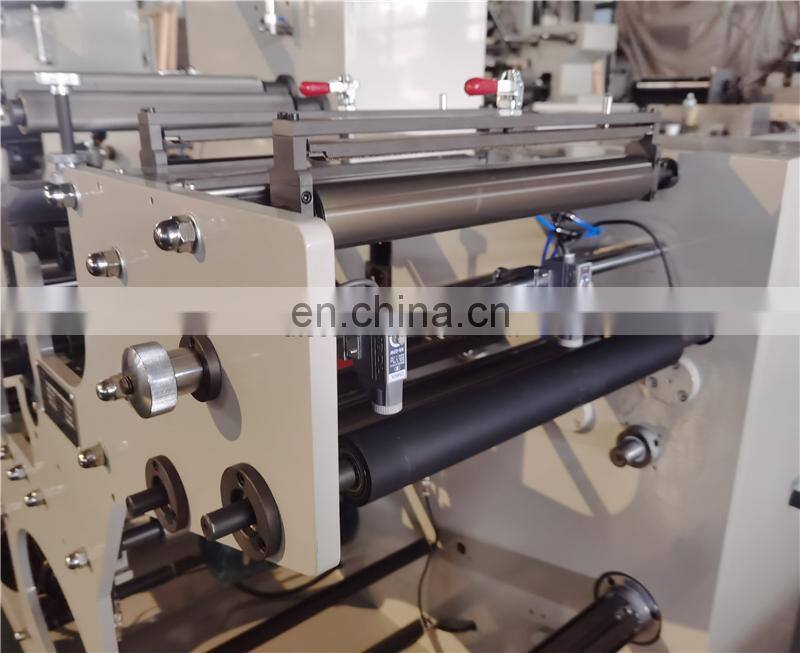 USK450A High Speed Self-Adhesive Blank Price Label Sticker Rotary Die Cutting Slitting Rewinding Machine with Magnetic Cylinder