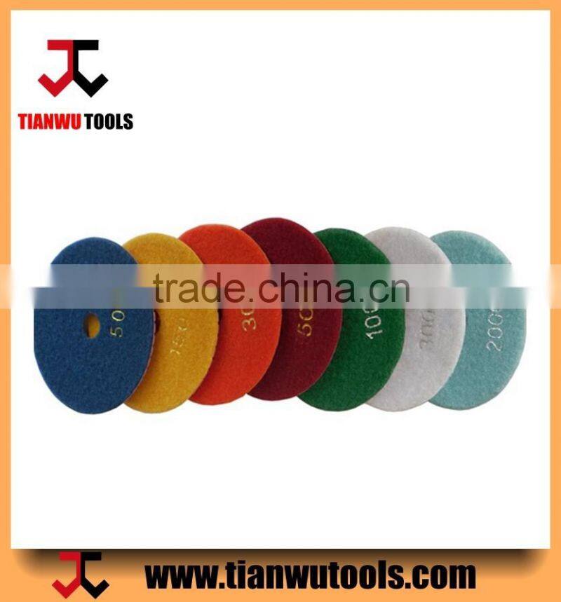 Premium and Economy Wet Diamond Polishing Pads / stone polishing pad
