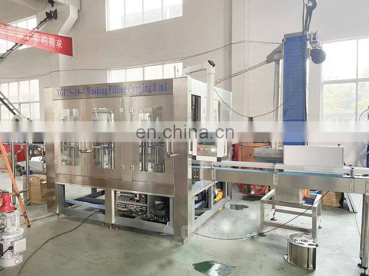 Factory Price Automatic 3 in 1 bottling Liquid Water Filling Sealing Packing Machine