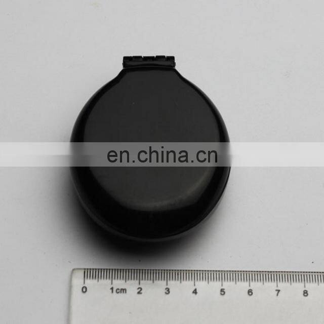 Customized Mini Pocket Size Oval Shaped Foldable Hair Brush with Mirror