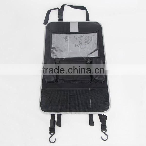 Deluxe 1680D Car Organizer Set Include Backseat Car Organizer For ipad And Air Vent Car Pouch