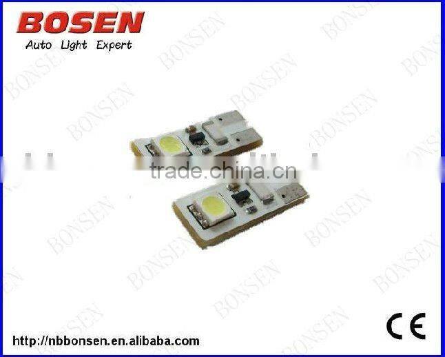 CANbus LED bulb, CE Certified, RoHS Directive-compliant T10-1SMD Canbus