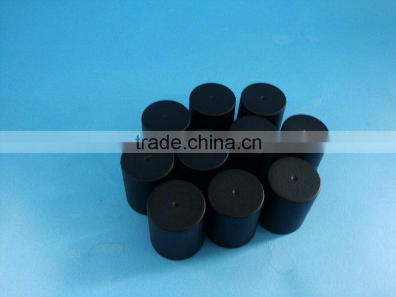 Plastic yellow flip top cap with liner 38-400/ 38mm closure ribbed cap for honey bottle