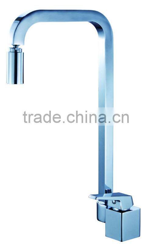 8306B New Design Bidet Spout Brass Chrome Plated Deck Mounted Kitchen Sink Mixer with Single Faucet