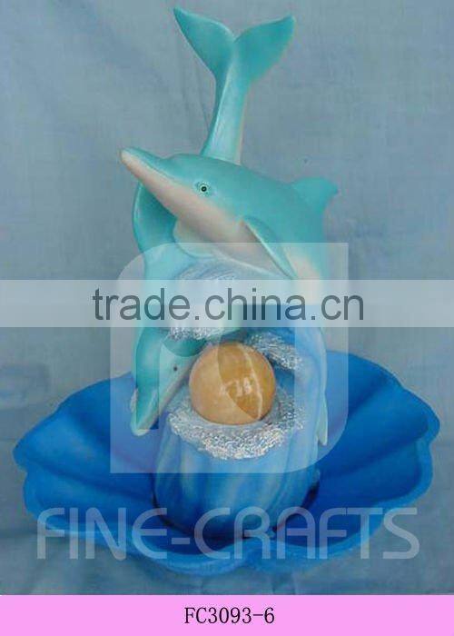 Dolphin tabletop fountain