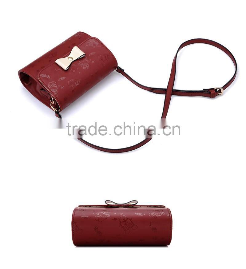 Tote bowknot hand bag lady handbag women bags shoulder bag