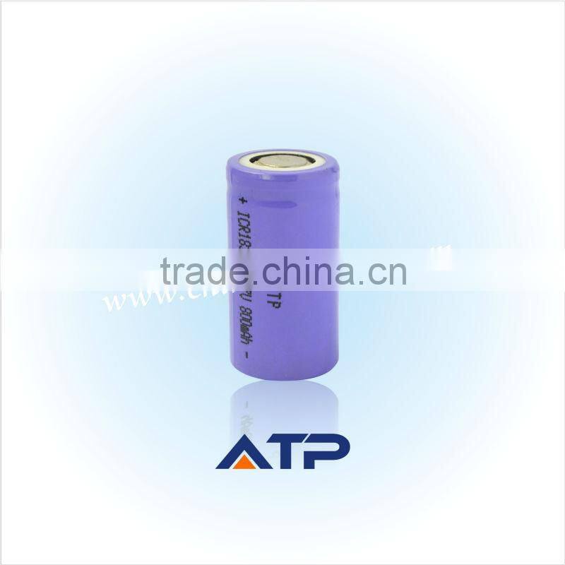 18350 rechargeable battery 3.7v 800mah / 3.7v 800mah li-ion battery / 18350 battery