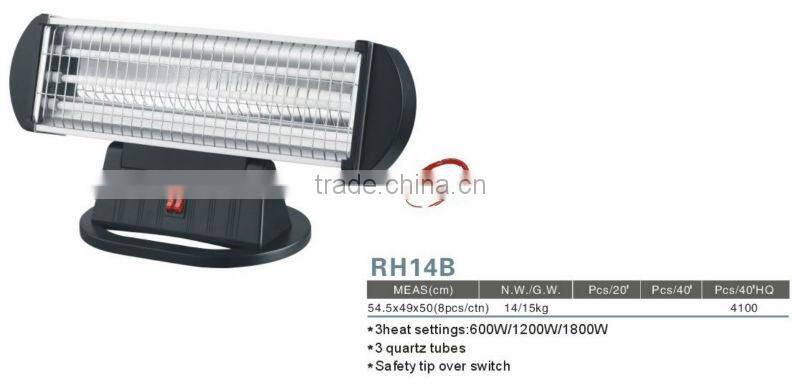 CB electric quartz heater 1200W/800W/400W heater electric room heater
