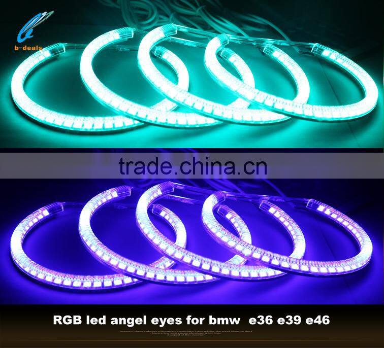 wifi remote RGB led angel eyes color changing angel eyes for bmw e36 e39 e46