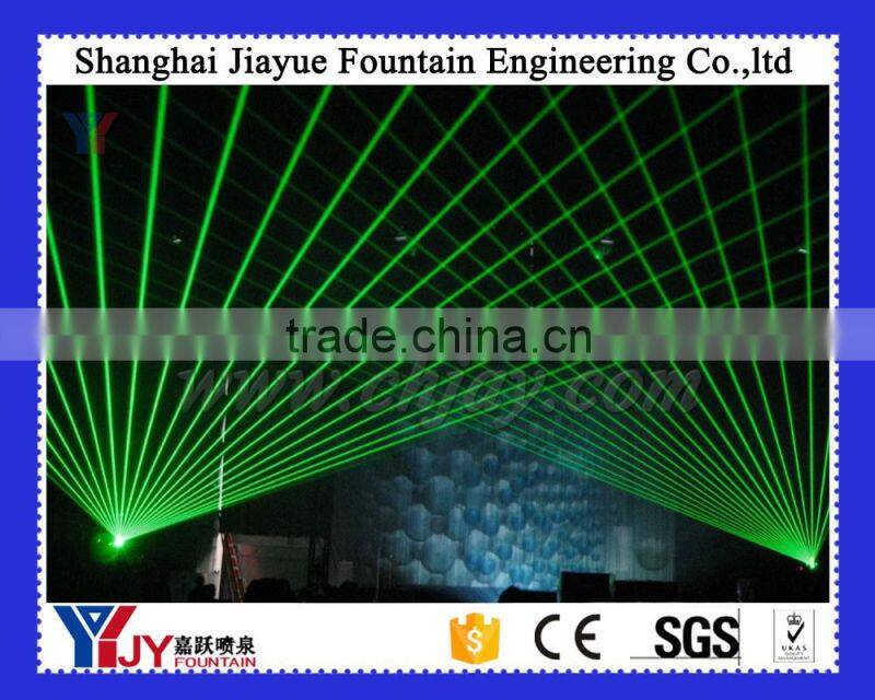 Water curtain laser