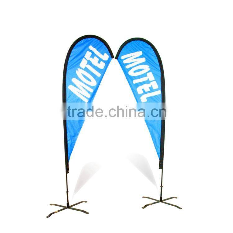 Fashion Style Custom Printing Feather Flag Fiber Glass Poles