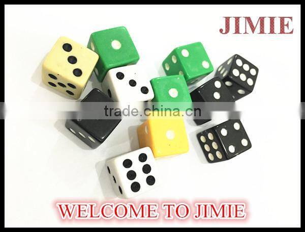 15mm melamine game dice different colored