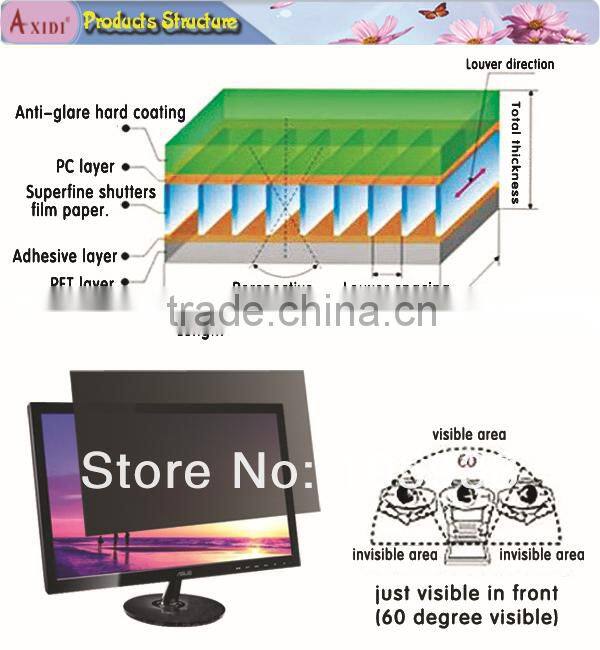 hot new products for 2015 privacy screen protector for laptop/notebook/computer