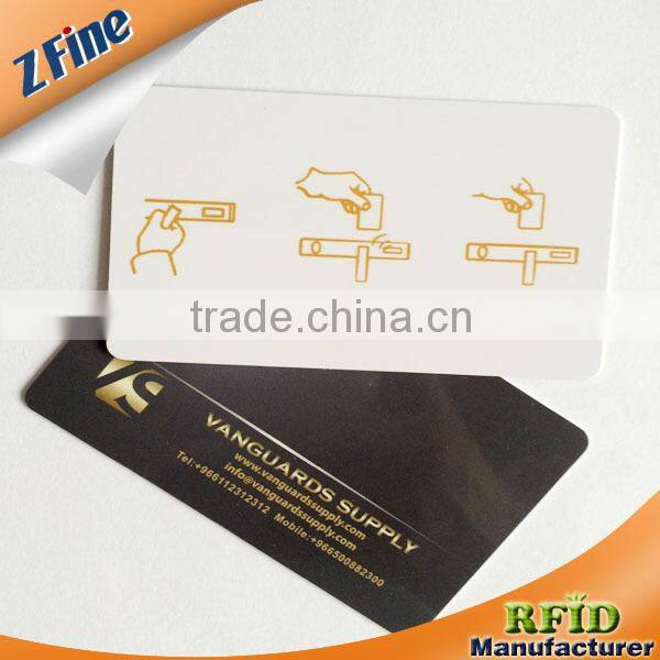 t5577 pantong color printing hotel card