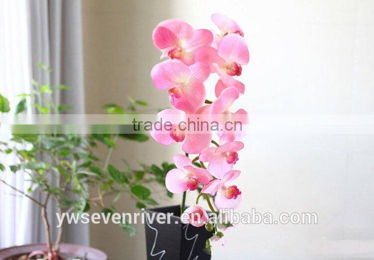 High simulation butterfly orchid a plastic handle Great branches 11 head simulation flowers/wedding decoration