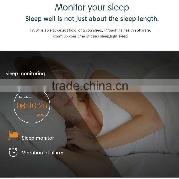Hot OLED Screen TW64 Smart Wristband Bluetooth Sport Wristband Sleep Monitoring Fitness Tracker