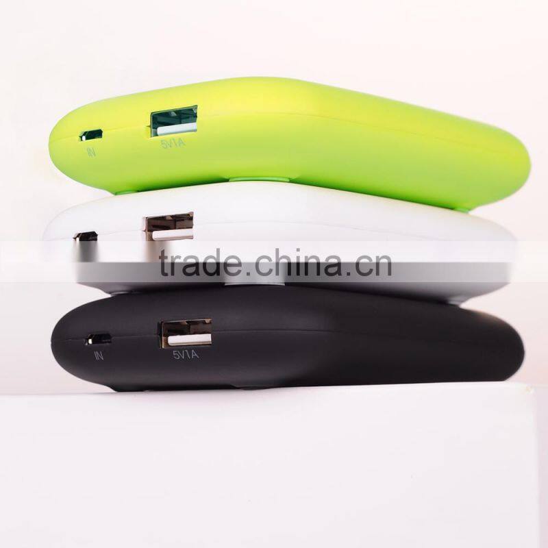 Emergency Charging Station 4000mAh Qi Wireless Charger Power Bank, Portable Wireless Power Bank Charger