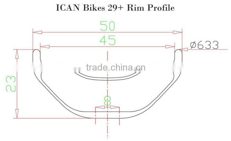 29 plus carbon fat bike wheels 2015 new 29er mtb wheels 26er fatbike wheelset 50MM WIDTH DOUBLE WALL HOOKLESS TUBELESS COMPATIBL