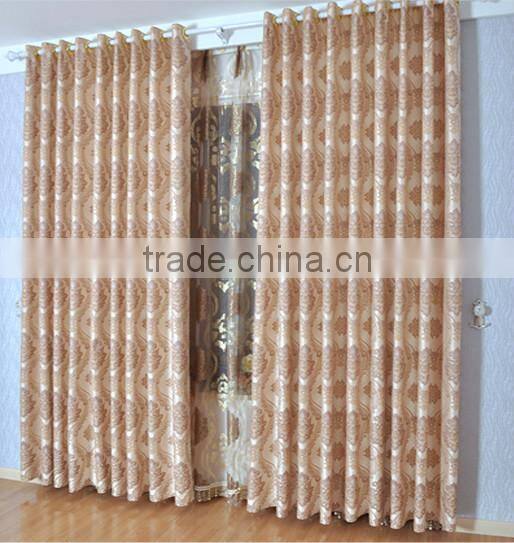 2015 new design European curtain fabric high-grade jacquard polyester curtain shower curtain designs