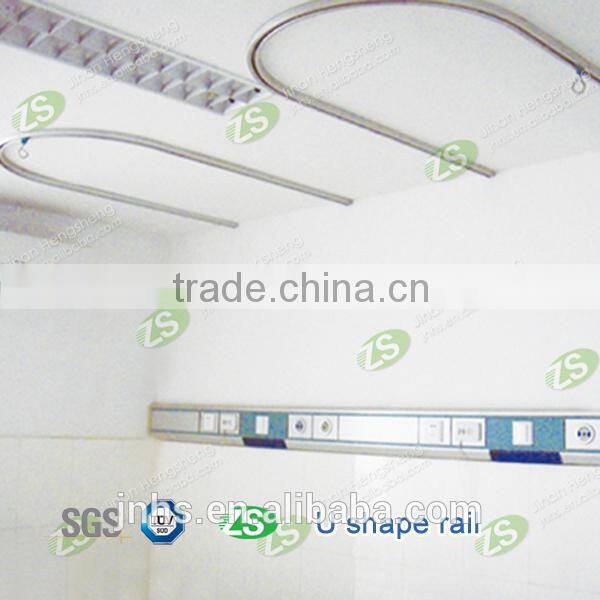 U shape Ceiling Mounted Aluminum Medical Transfusion Support