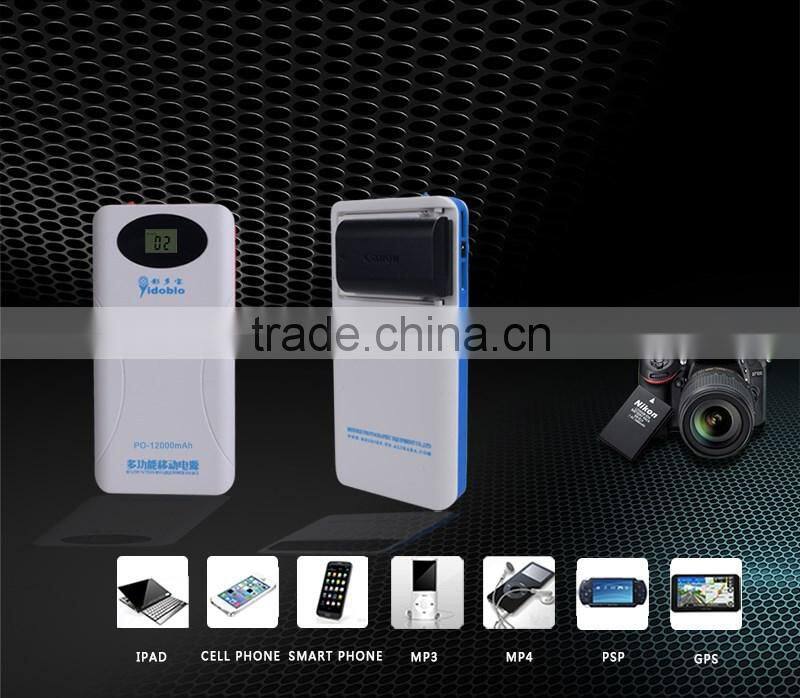 Supplying multi function power bank , charge for camera digital products