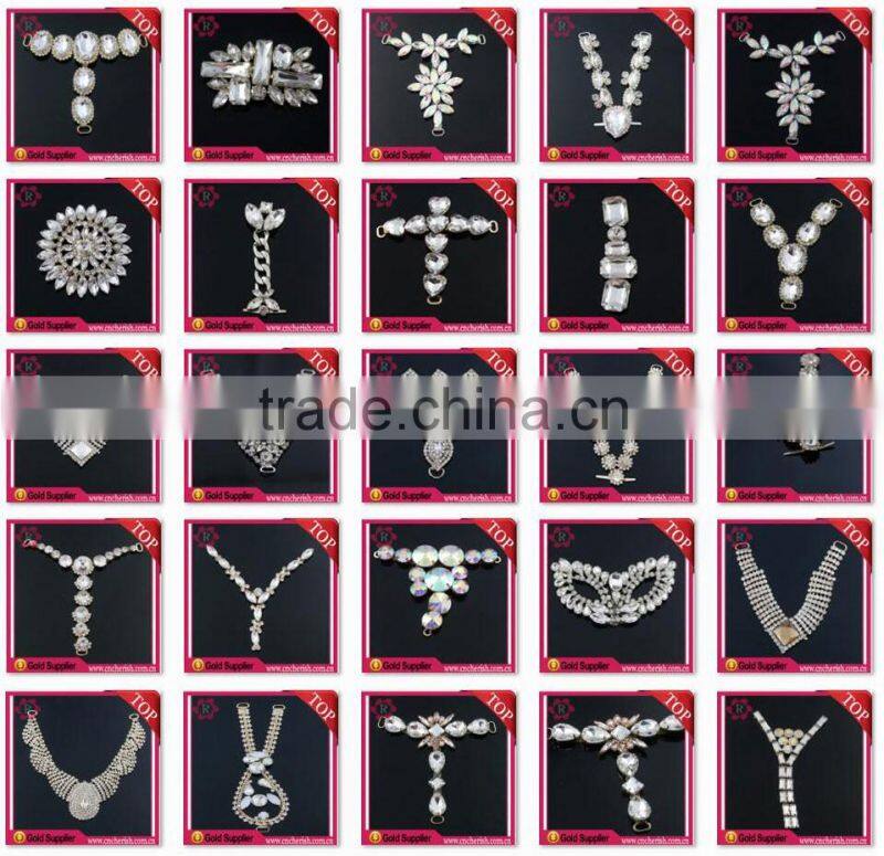 Good price new fashion alloy rhinestone womens shoe ornaments