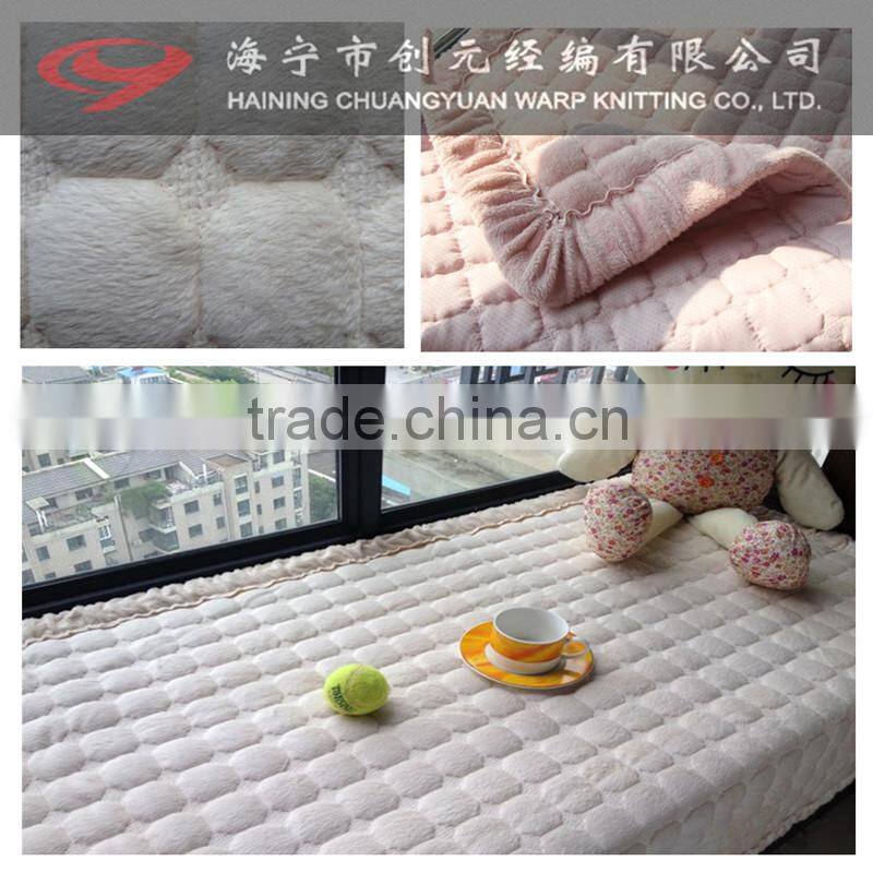 super soft fleece for cushion/coverlet/clothes/shoes a pieces of polyester china