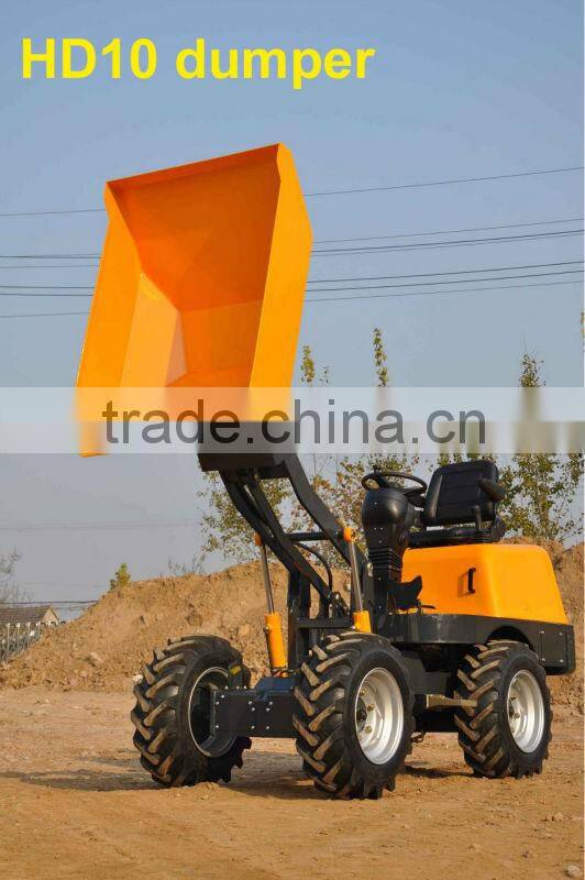 track dumper,load 500kgs,hydraulic transmission,1447mm ultrahigh dumping height