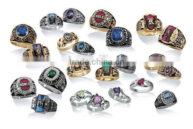 3D custom men champions rings sports ring team ring