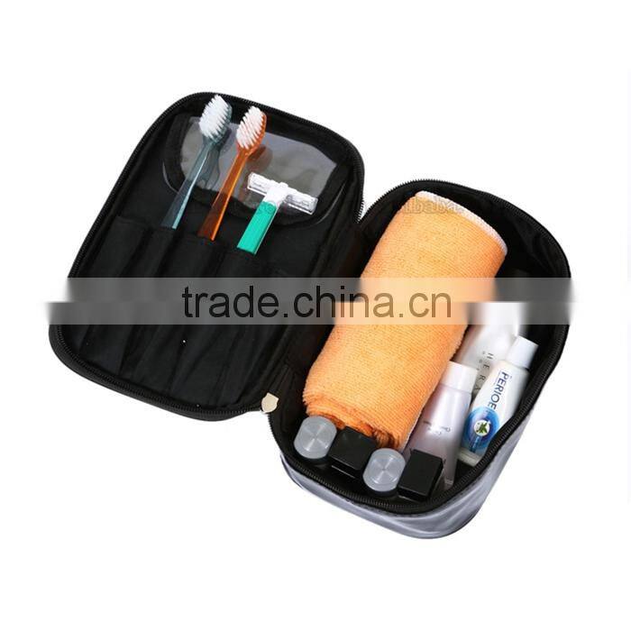 Top Class Customized Logo Make Up Leather Brand Pvc Bedsheet Bag Skull