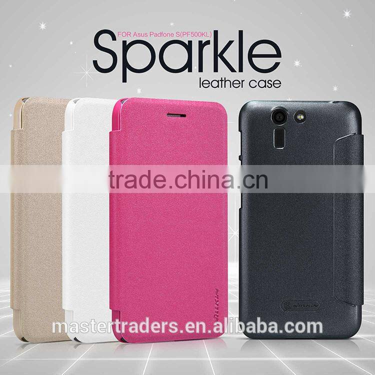 NILLKIN Sparkle Series Wallet PU Leather Case For Asus Padfone S(PF500KL) MT-2971