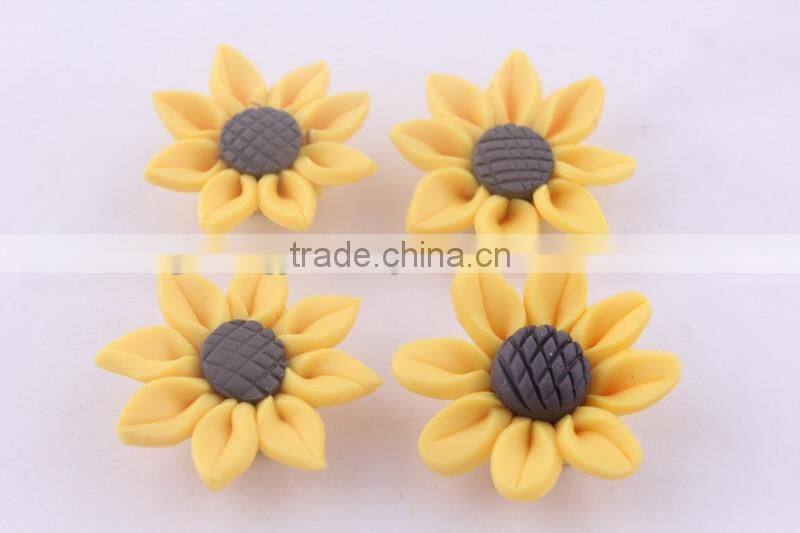 Look!! Discounted prices!! Halloween Mixed colors Soft ceramic porcelain flowers for DIY fashion jewelrys!! Cheapest!! !!