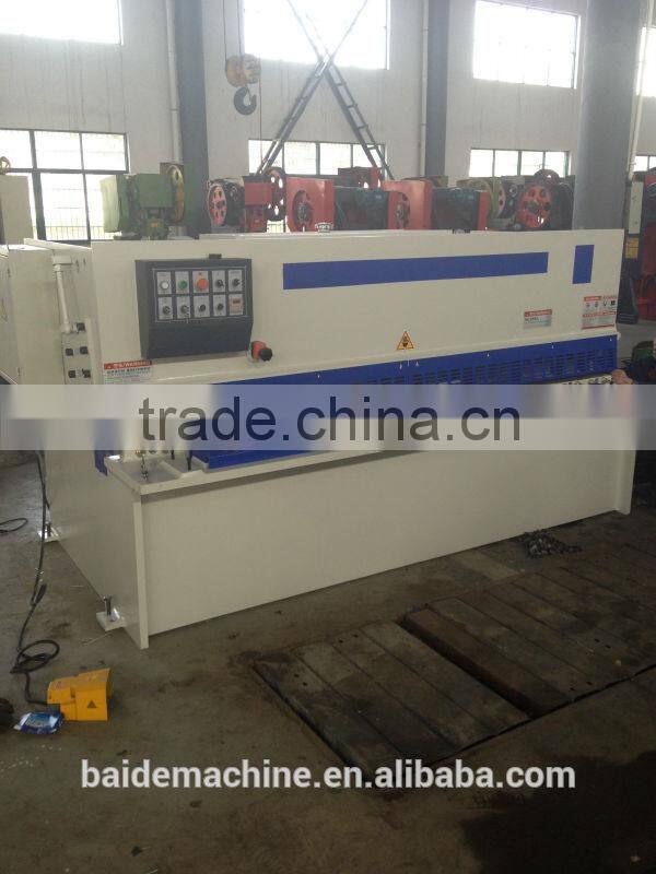 QC12K-10*2500 swing beam hydraulic shearing machineCNC hydraulic shearing machine for sale with a good quality