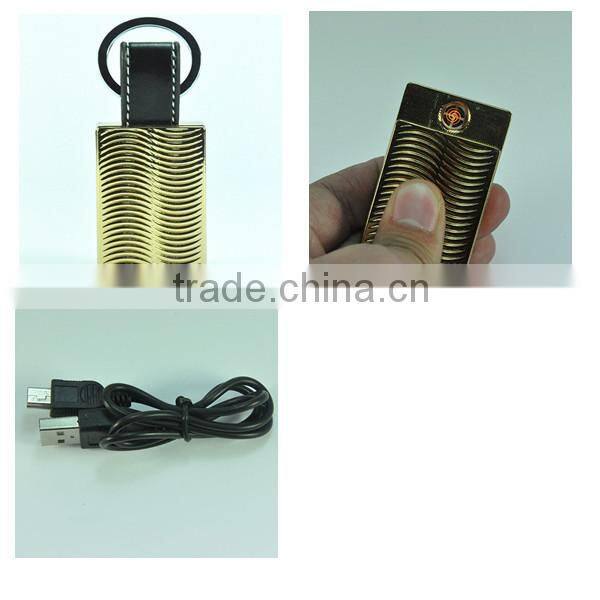 NEW Golden Charged Electronic USB Lighter
