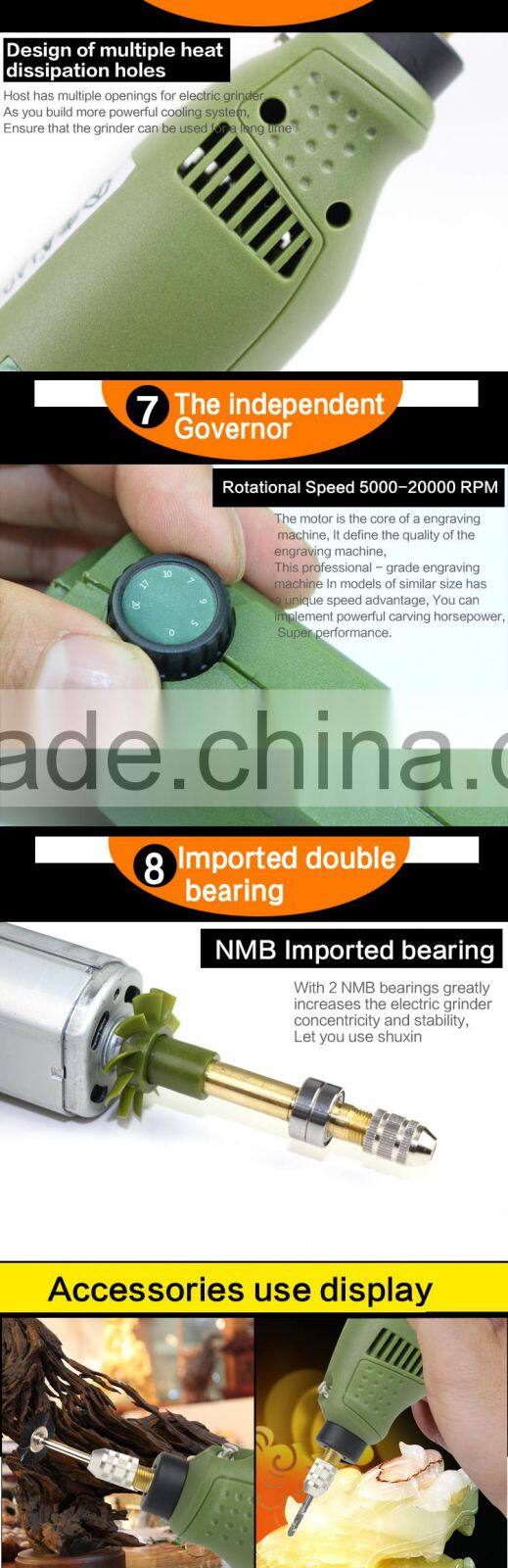 LAOA electrical diamond drill driver nail art construction drilling manicure tools