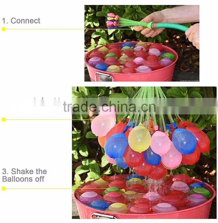 bunch filling water balloons laucher for summer outdoor game 111 balloons filled in 60s