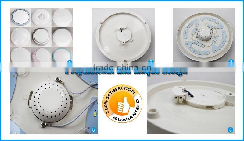 Round Plastic Flush Mount Light Cover